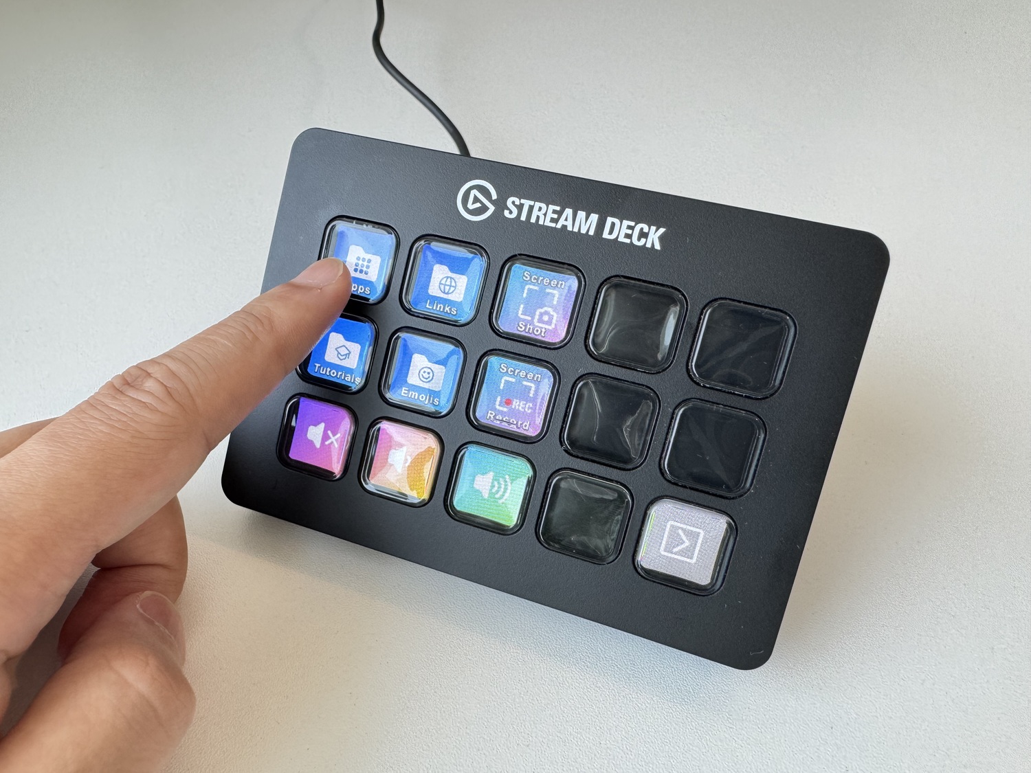 Elgato Stream Deck MK.2　タッチ1