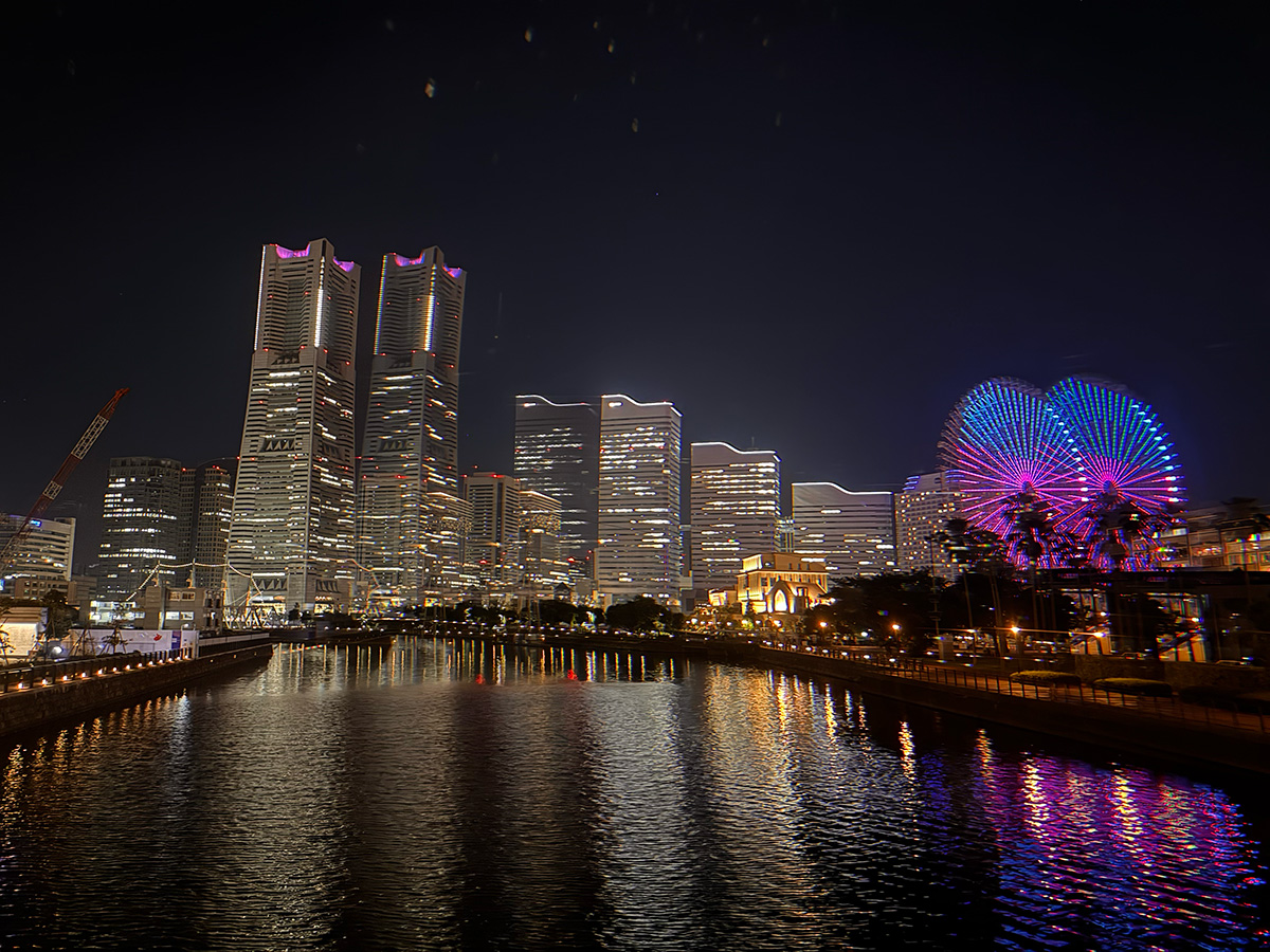 みなとみらいの夜景