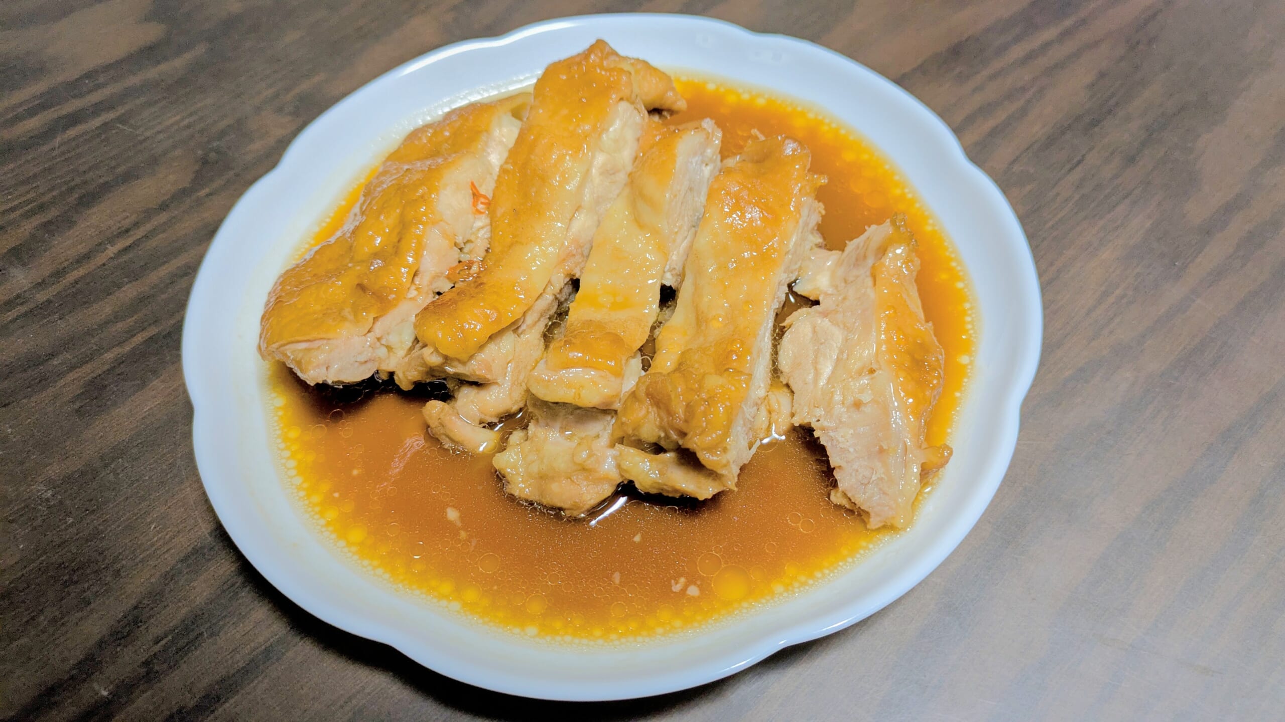 ホットクックで作った鶏モモチャーシュー