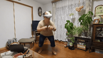 FitXRのプレイGIF