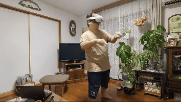 Beat SaberのプレイGIF