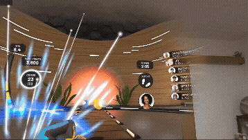 FitXRのプレイGIF