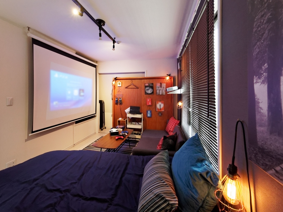 部屋が狭くて投影距離がとれない人