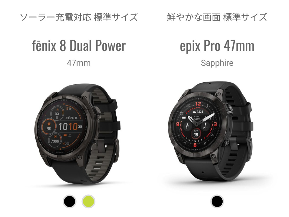ガーミンのfēnix(フェニックス)シリーズ