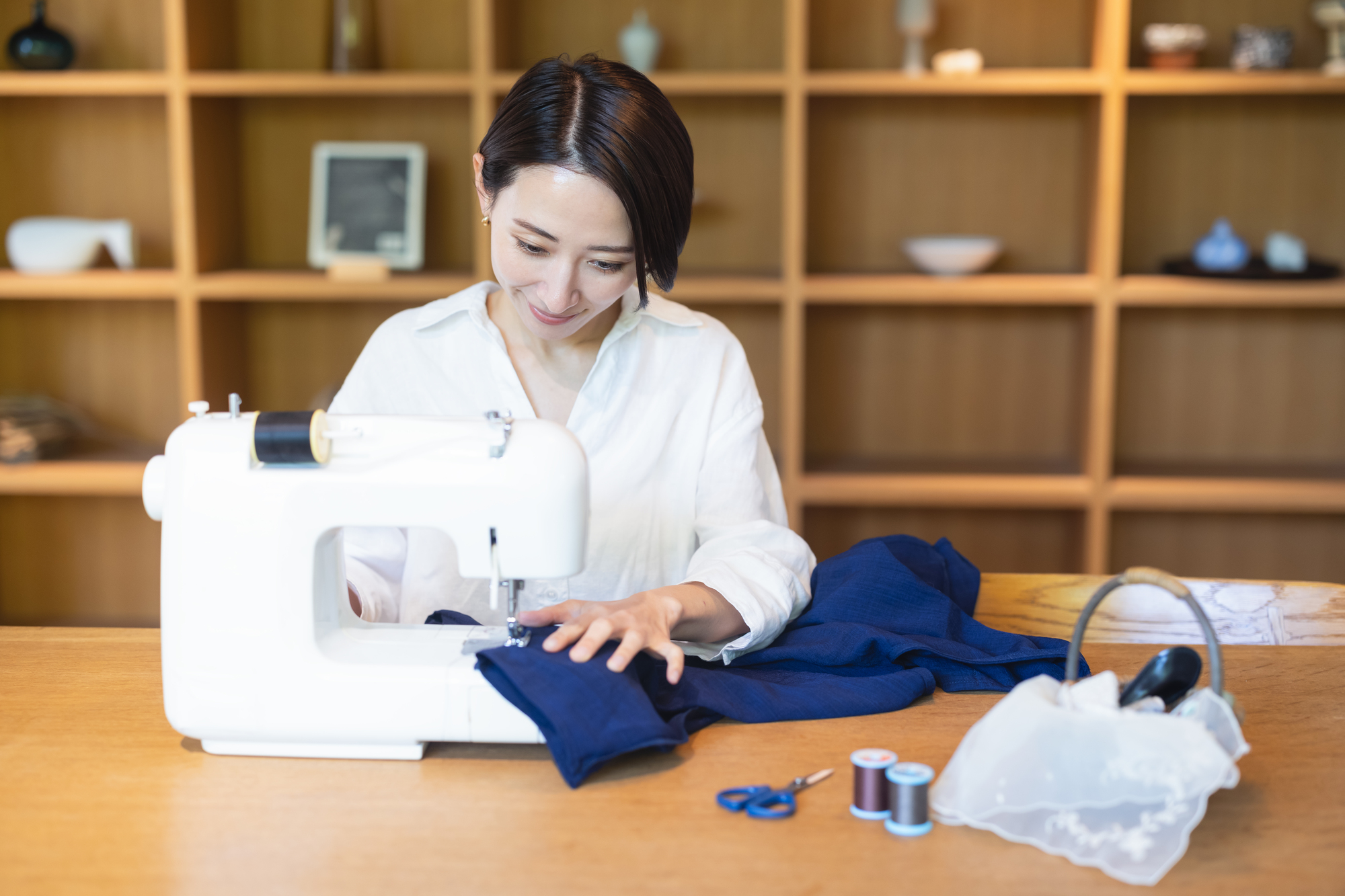 ミシンの置き場所と作業スペースを確保できるか