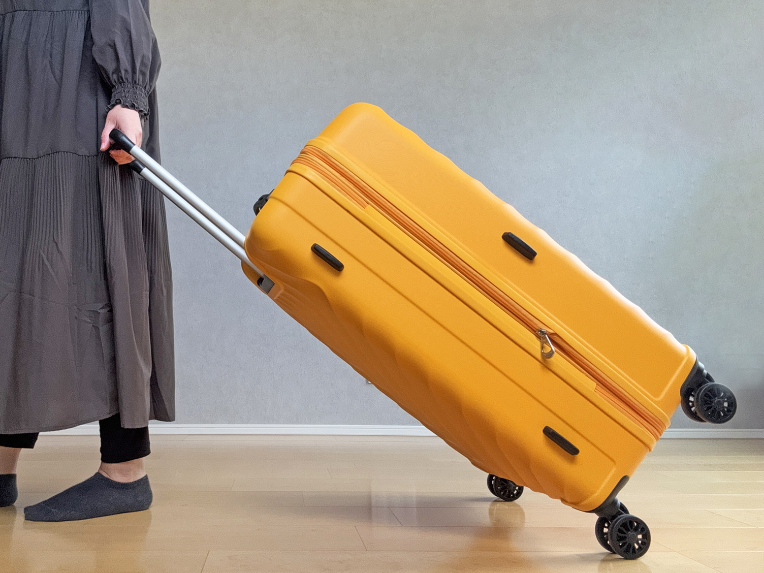 4泊5日以上の韓国旅行におすすめのスーツケース容量80L以上（Lサイズ）の目安