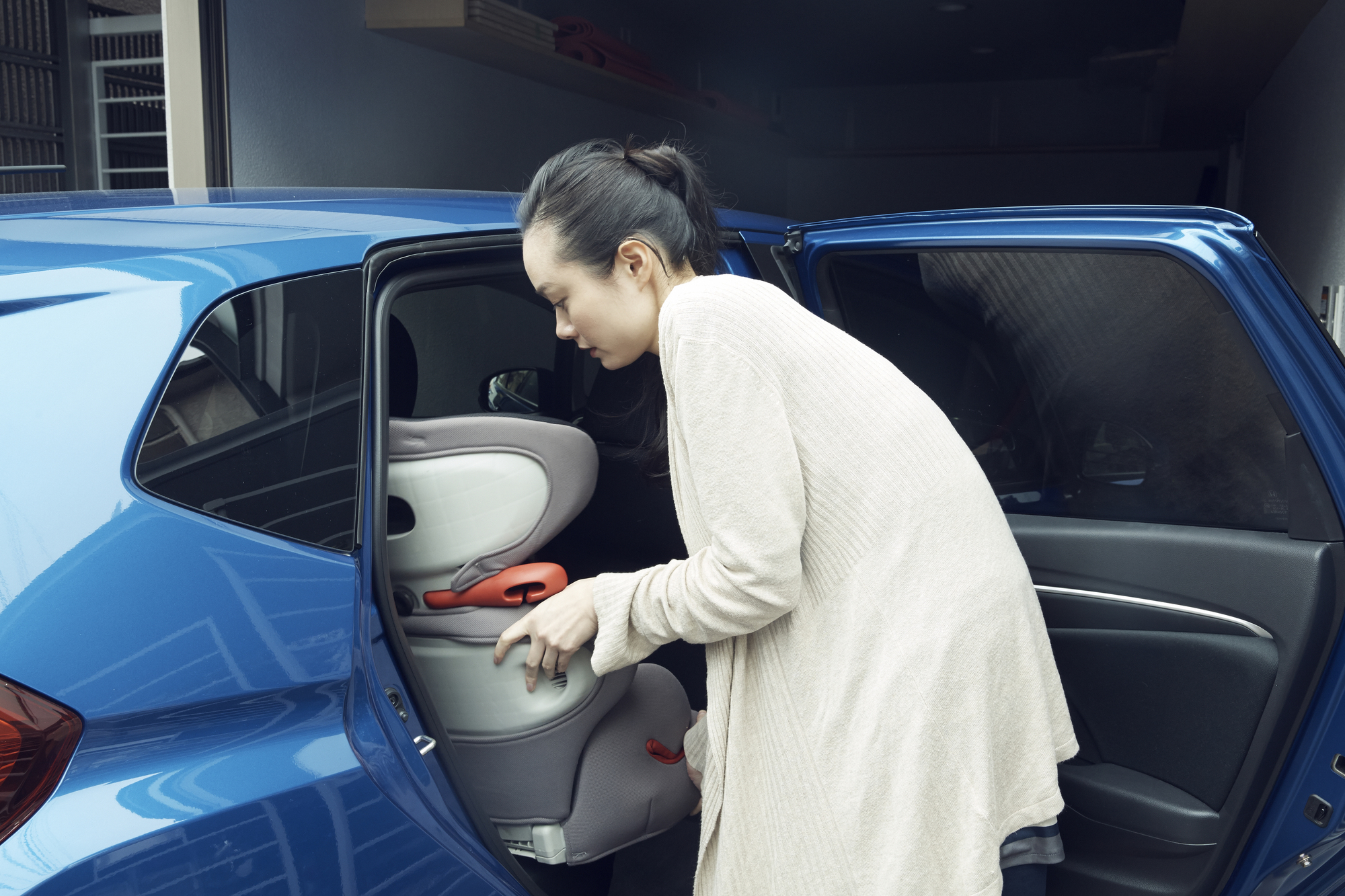 必要な期間だけチャイルドシートを借りるイメージ