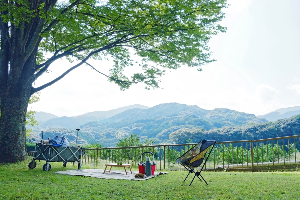 レジャーシートやチェア