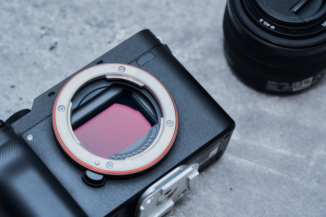 ミラーレスカメラのセンサー