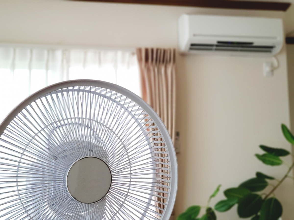 扇風機がおすすめな人②寝室で静かに使いたい人