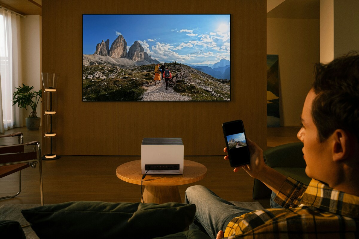 プロジェクターでテレビ番組を見る方法