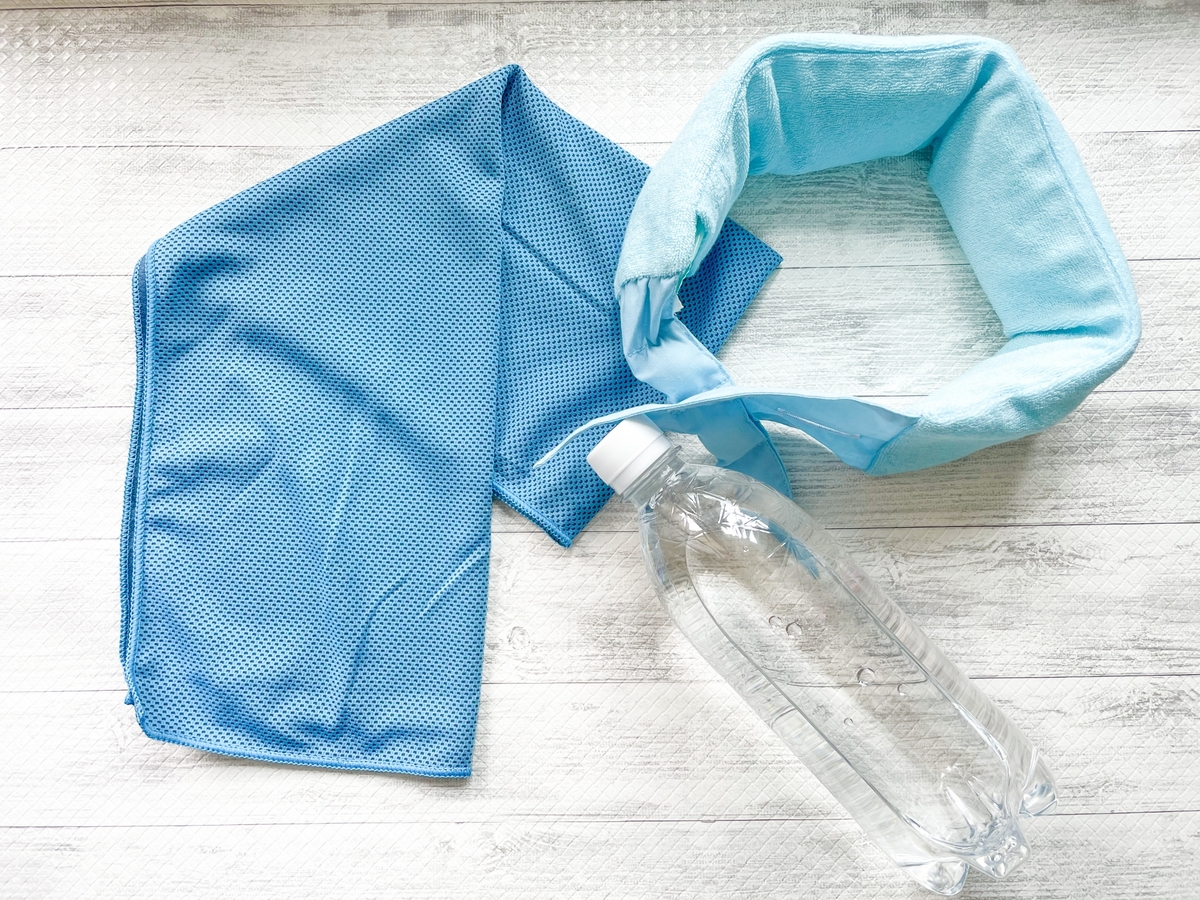 水分補給・休憩・保冷アイテムで熱中症対策をする