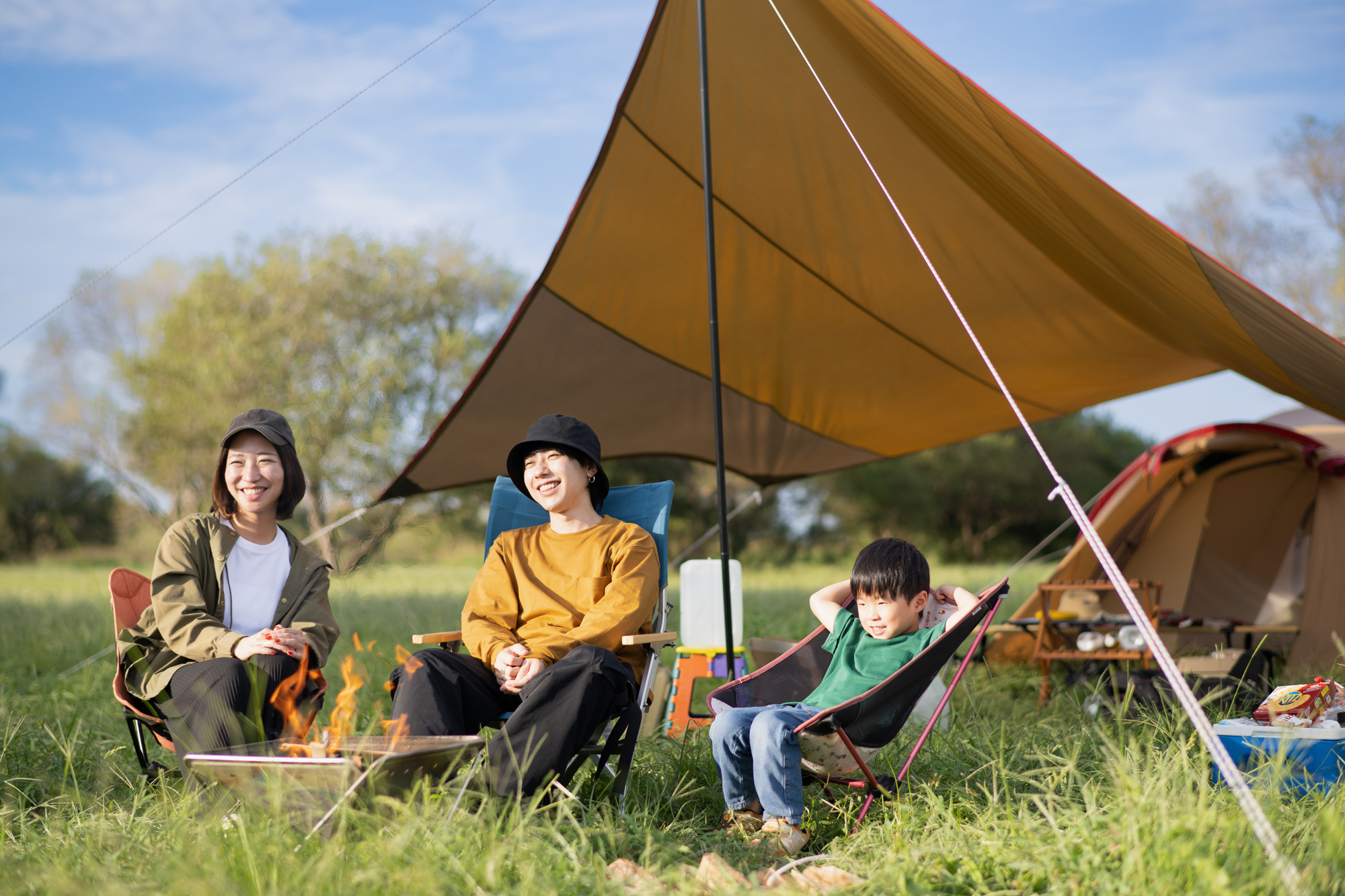 普通の焚き火台が向いている人のやわらかい炎