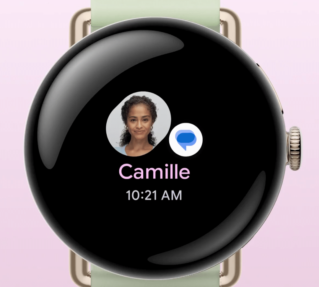 Pixel Watchの通知画面